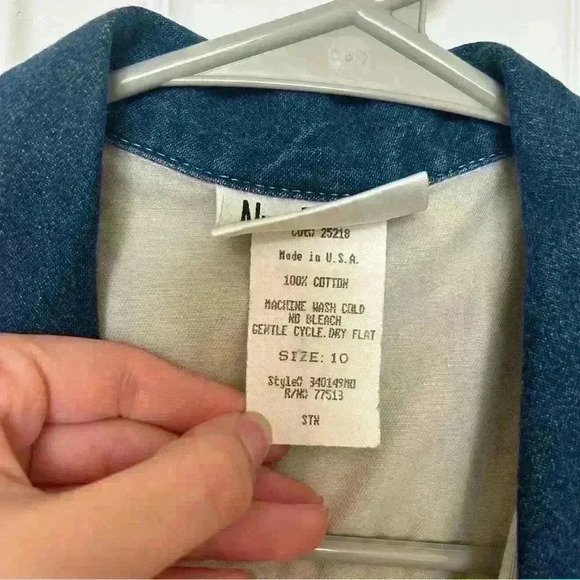 Vintage Nina Piccalino Cropped Safari Style Jacket 80s - Picture 6 of 6